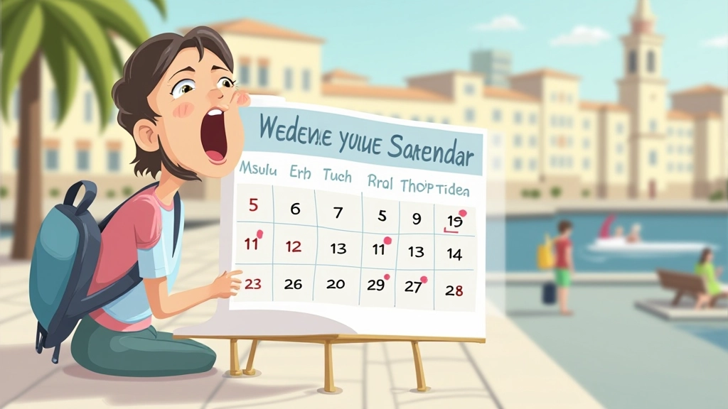 Calendario anual con notas sobre gastos mensuales y fechas importantes para presupuestos en España