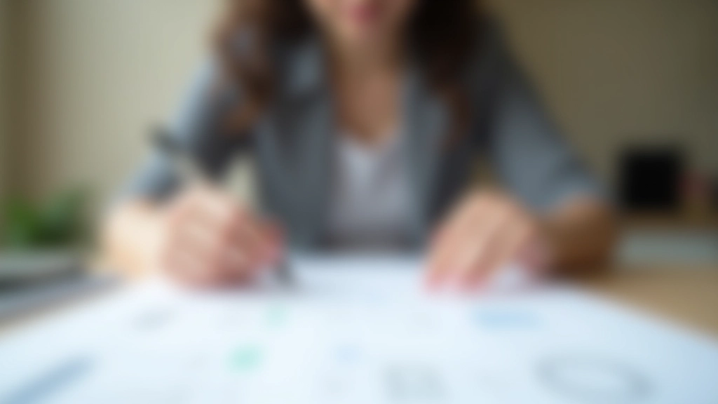 Persona planificando calendario financiero anual con documentos y gráficos en escritorio ordenado